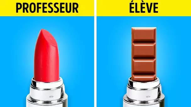 🍫 Trucs Malins pour Égayer les Journées Scolaires 🎒 Comment Cacher des Bonbons à l'École