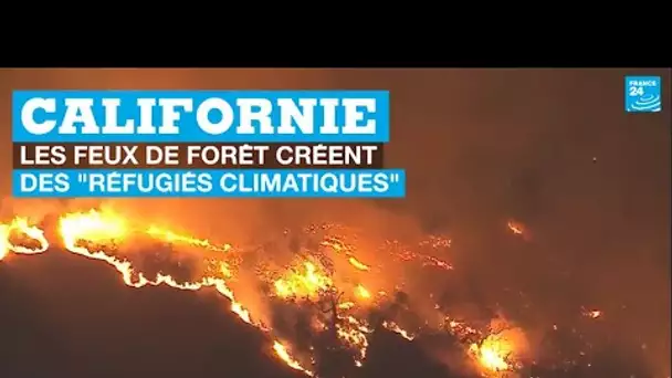 Californie : les feux de forêt créent déjà des réfugiés climatiques • FRANCE 24