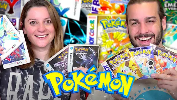 TOUS NOS JEUX VIDEOS POKEMON !