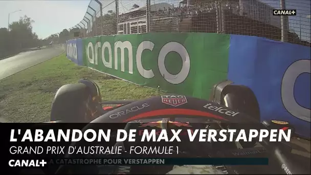 L'abandon de Max Verstappen en caméra embarquée - Grand Prix d'Australie - F1