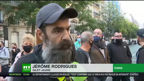 Gilets jaunes : «Ici il y a la France en colère», s’insurge Jérôme Rodrigues