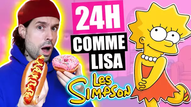 JE MANGE COMME LISA SIMPSON PENDANT 24H - HUBY