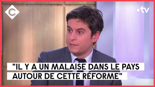 Macron est-il parvenu à éteindre les colères ? - Gabriel Attal - C à Vous - 22/03/2023