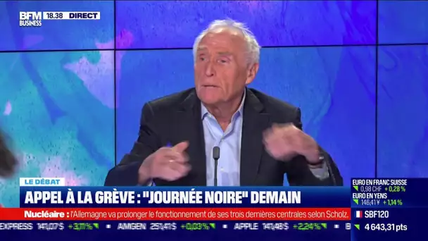 Appel à la grève: "journée noire" demain - Le débat