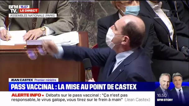 "Purement irresponsable": La colère de Jean Castex contre les députés de l'opposition à l'Assemblée