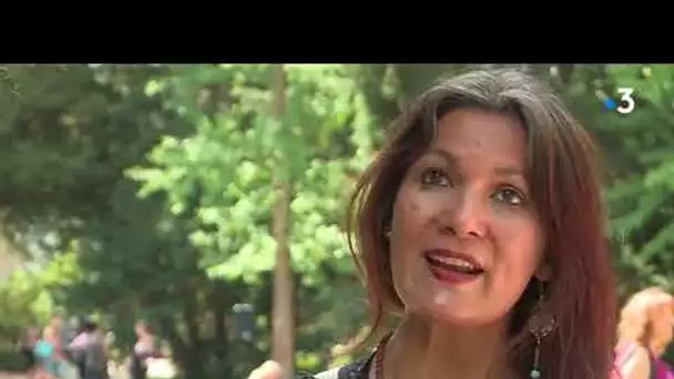Joséphine fête le yoga à Strasbourg