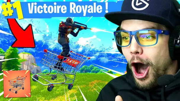 CHARIOT DE SUPERMARCHÉ sur FORTNITE: Battle Royale !!