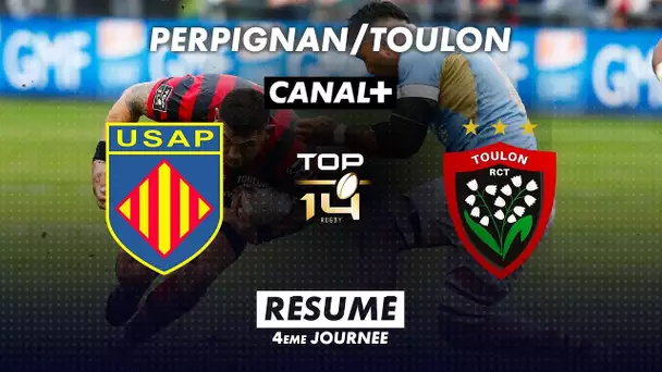 Le résumé de Perpignan / Toulon - TOP 14 - 4ème journée