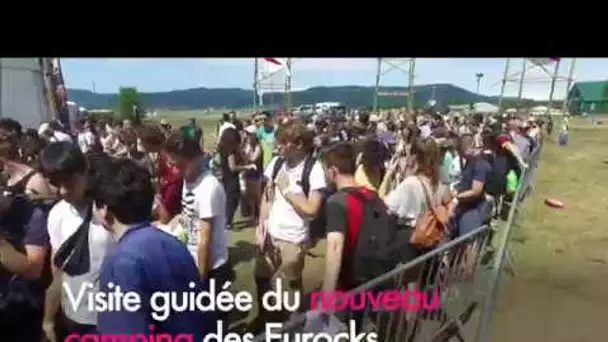 Eurockéennes : Visite guidée du nouveau camping