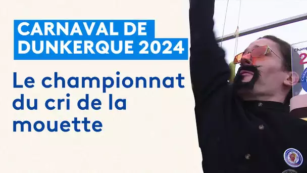 Carnaval de Dunkerque 2024 : le champion du monde du cri de la mouette