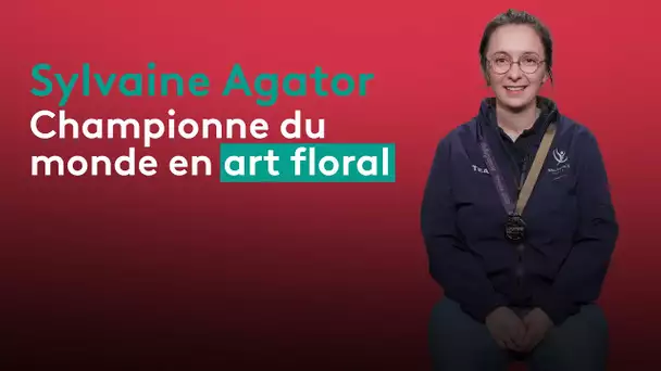 Championne du monde d’art floral, Sylvaine a fait de son handicap une force