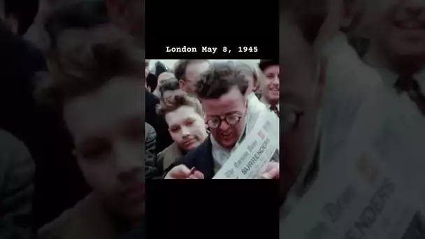Celebration of the end of #ww2 in Europe in London #history