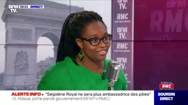 Sibeth Ndiaye face à Jean-Jacques Bourdin sur RMC et BFMTV