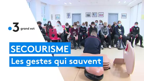 Des collégiens se forment au secourisme avec le SDIS 67