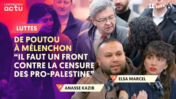 DE POUTOU À MÉLENCHON : « IL FAUT UN FRONT CONTRE LA CENSURE DES PRO-PALESTINE »