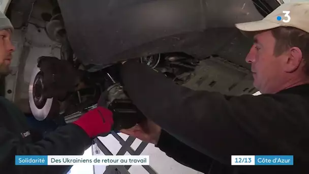 À Draguignan, la mécanique solidaire d’un garage pour former les réfugiés ukrainiens