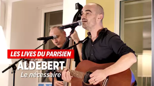 Aldebert chante « Le nécessaire » au Parisien