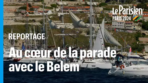 Le Belem et la flamme olympique sont arrivés à Marseille