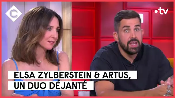 Elsa Zylberstein & Artus à grande vitesse ! - C à Vous - 26/06/2023