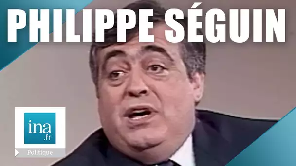 Philippe Séguin dans L'Heure de Vérité | 03/16/1987 | Archive INA