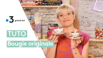 Tuto : faites une bougie avec une tasse, le trompe-l'œil qui manque à votre table