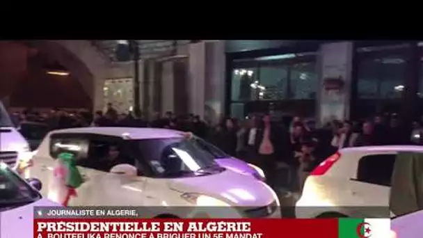 Bouteflika renonce : 'Alger est en fête avec énormément de monde dans les rues'