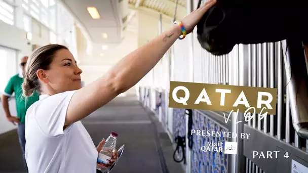 𝗤𝗮𝘁𝗮𝗿𝗩𝗹𝗼𝗴 - Ep 4️⃣ - Greetings with David Beckham & experience at the Al Shaqab Equestrian Arena ⚽️🐎