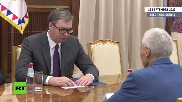 🇷🇸 Serbie : Aleksandar Vucic rencontre l'ambassadeur de Russie en Serbie