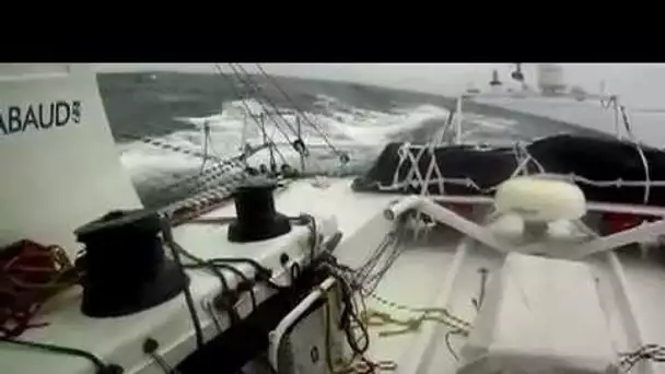 La bataille le Cléac&#039;h Jean-Pierre Dick dans le Vendée Globe