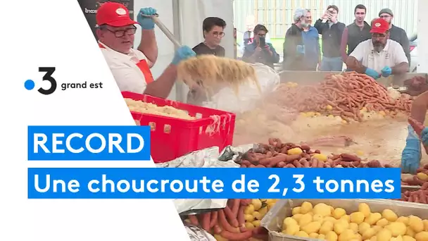 Alsace : le record de la plus grosse choucroute du monde battu à Haguenau