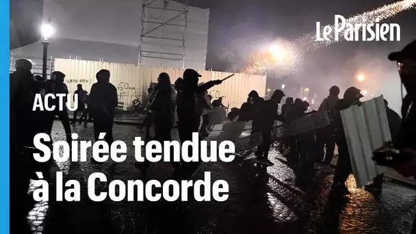 La police évacue la place de la Concorde après un deuxième soir de manifestation