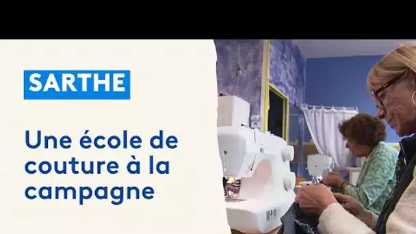 Sarthe : une école de couture en pleine campagne