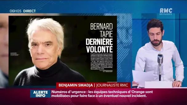 Un livre confession sur la vie de Bernard Tapie sortira le 10 juin