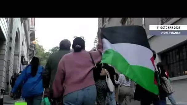 🇫🇷  France : à Lyon, la police disperse une manifestation pro-palestinienne interdite