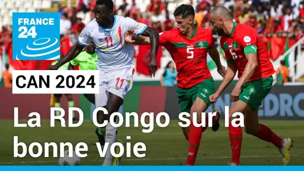 CAN 2024 : La RD Congo sur la bonne voie après son nul face au Maroc • FRANCE 24