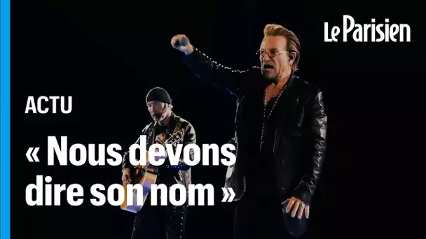 Bono rend hommage à Alexeï Navalny durant un concert de U2