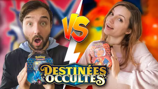 DUEL D’OUVERTURE DE BOOSTER POKÉMON DESTINÉES OCCULTES ( Chelxie VS DavidLafargePokemon )