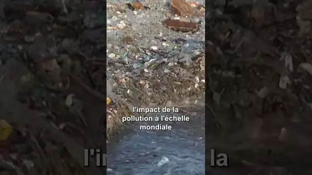 Un raz-de-marée impressionnant de déchets touche Bali