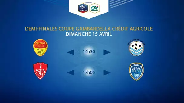 COUPE GAMBARDELLA-CA I Demi-Finales - US Orleans / Tours FC - 15/04