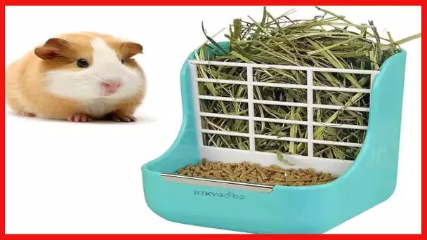 Rabbit Feeder Bunny Guinea Pig Hay Feeder, Hay Guinea Pig Hay Feeder, Chinchilla Plastic Food Bow