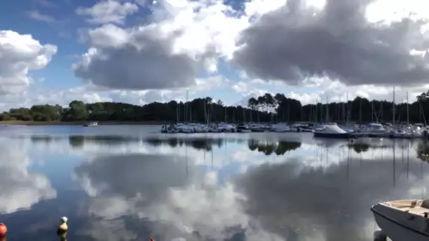 "Tous les chemins mènent à vous" à Sanguinet dans les Landes.