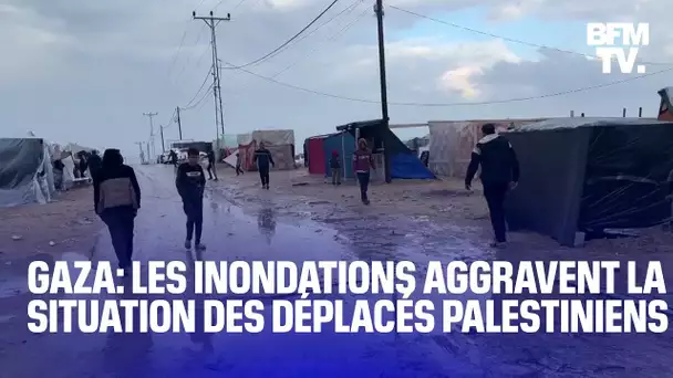 À Gaza, les inondations aggravent la situation des déplacés palestiniens