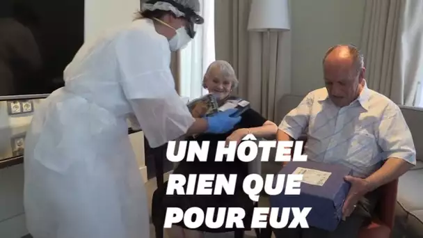 Ces Espagnols âgés logés à l'hôtel pour éviter de contracter le coronavirus