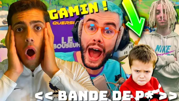 UN  RAPPEUR de 11 ANS CLASH MICHOU, LEBOUSEUH et CODFAMILYA sur FORTNITE !