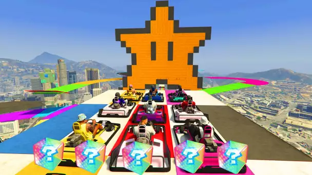 MARIO KART COURSE GTA 5 ! (30 players)