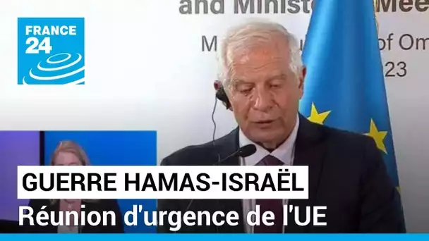 Guerre Israël-Hamas : réunion d'urgence de l'Union européenne • FRANCE 24