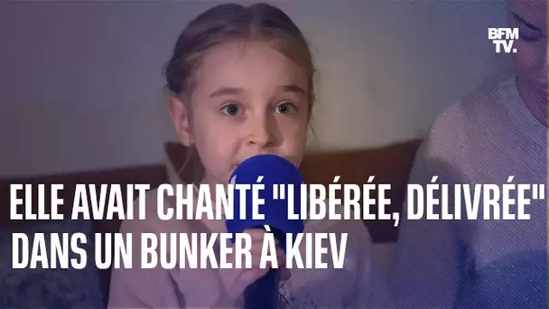Un an après, BFMTV a rencontré Amelia, la petite fille qui avait chanté "Libérée, délivrée" à Kiev