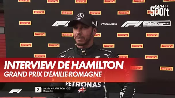 Lewis Hamilton revient sur son incident - GP d'Émilie-Romagne