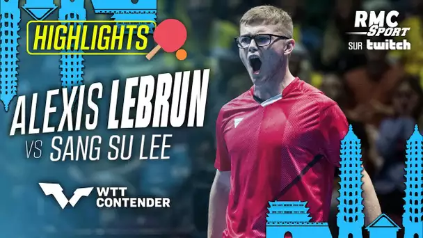 Résumé Contender WTT Taiyuan : A.Lebrun-Sang Su Lee, une qualif' en finale pour le Français ?