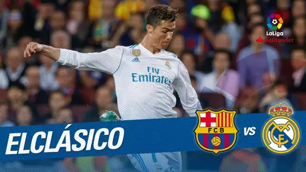 ElClásico - Control y disparo de Cristiano Ronaldo que se marcha por poco al lado